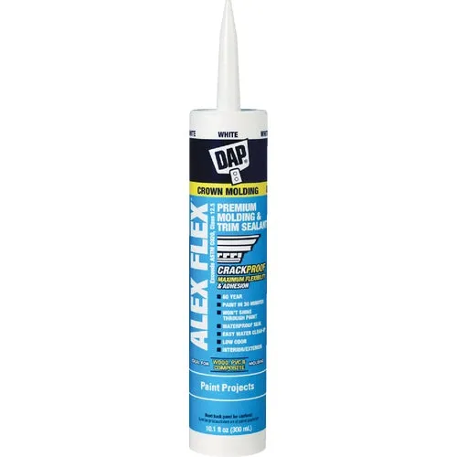 18542 DAP ALEX FLEX Premium Molding & Trim Acrylic Latex Sealant