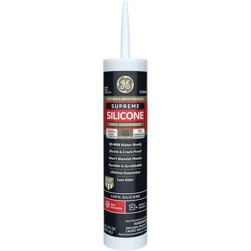 2821632 GE Supreme Kitchen & Bath 100% Silicone Sealant