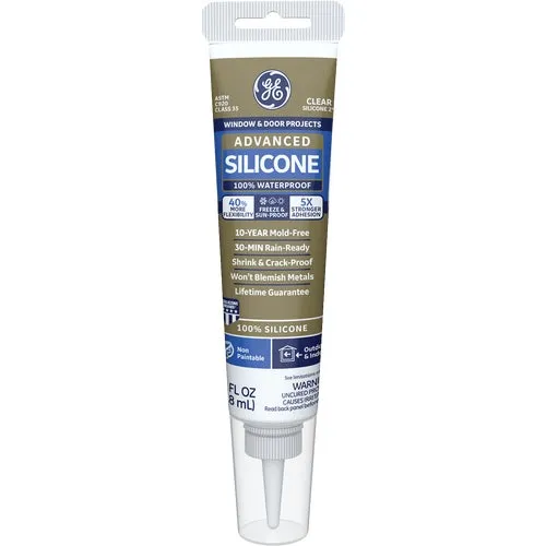 2810435 GE Silicone 2+ Window & Door 100% Silicone Sealant
