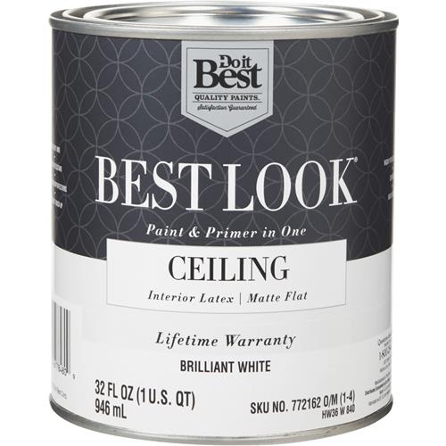 HW36W0840-14 Best Look Latex Paint & Primer In One Matte Flat Ceiling Paint