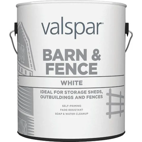 018.3121-10.007 Valspar Latex Paint & Primer In One Flat Barn & Fence Paint