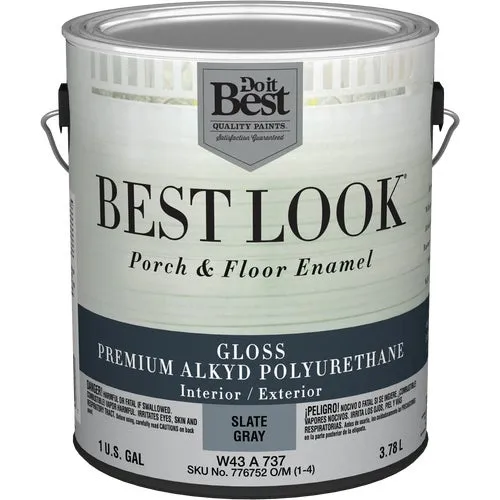 W43A00737-16 Best Look Polyurethane Gloss Porch & Floor Enamel