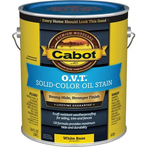 140.0006701.007 Cabot VOC Compliant O.V.T. Solid Color Exterior Stain
