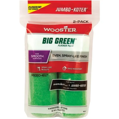 RR310-4 1/2 Wooster Jumbo-Koter Flocked Mini Foam Roller Cover
