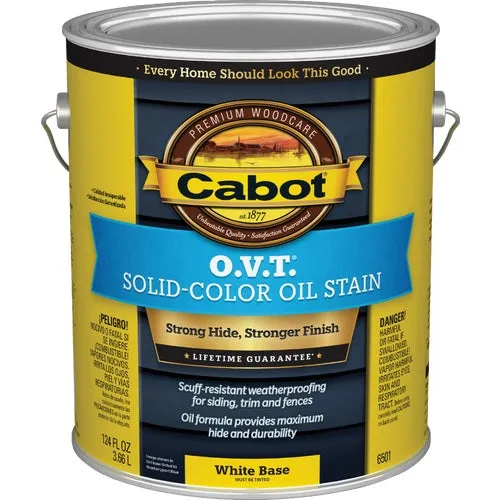 140.0006501.007 Cabot O.V.T. Solid Color Oil Exterior Stain