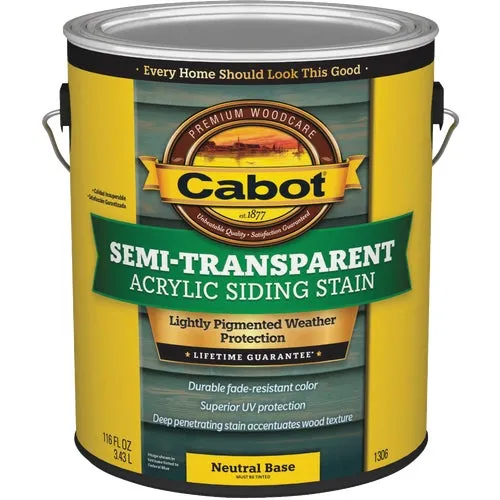 140.0001306.007 Cabot Semi-Transparent Exterior Stain