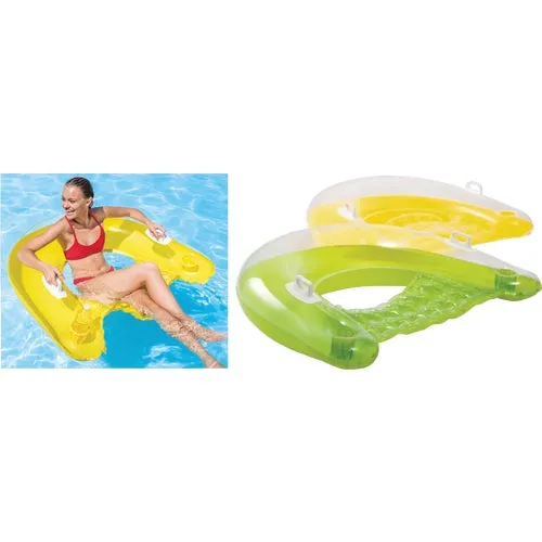 58859EP Intex Sit N Float Inflatable Lounge Chair