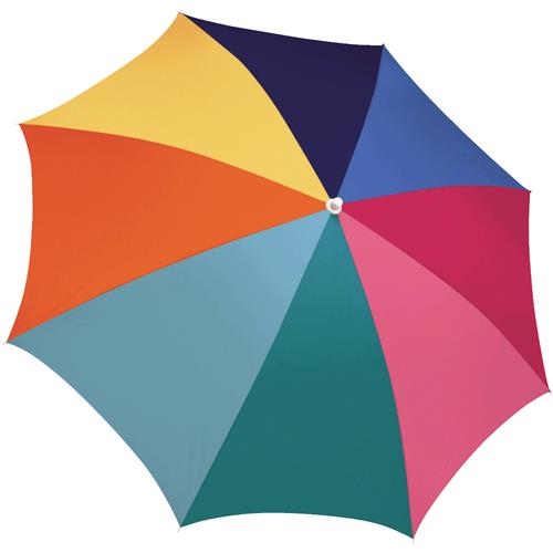 UB884-201775PK12 Rio Brands Multi-Color Nylon Beach Umbrella