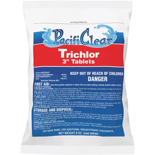 F008001040PC PacifiClear 3 In. Trichlor Chlorine Tablet