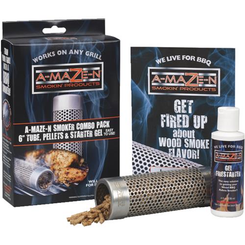 AZKIT17MC40063 A-Maze-N Wood Pellet Grill Tube Smoker Combo Pack