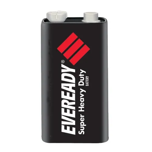 1222SW Eveready Super Heavy Duty 9V Carbon Zinc Battery
