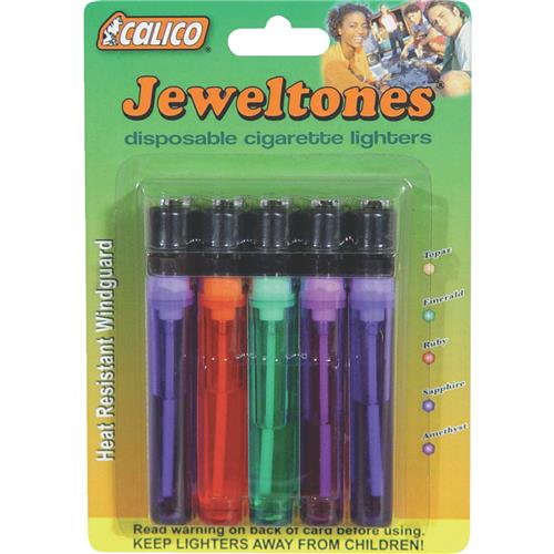 BT6-5 Calico Jeweltones Pocket Lighter