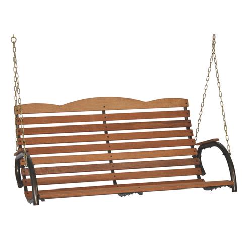 CG-47T Jack Post Country Garden Hi-Back Porch Swing Seat With Chains