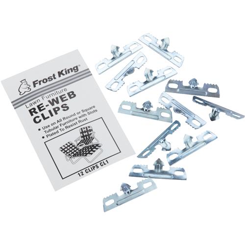 CL1 Frost King 12-Pack Outdoor Chair Webbing Clips