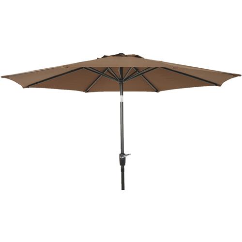 TJAU-004A-270-5747U Outdoor Expressions 9 Ft. Aluminum Tilt/Crank Patio Umbrella