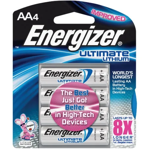 L91BP-4 Energizer AA Ultimate Lithium Battery