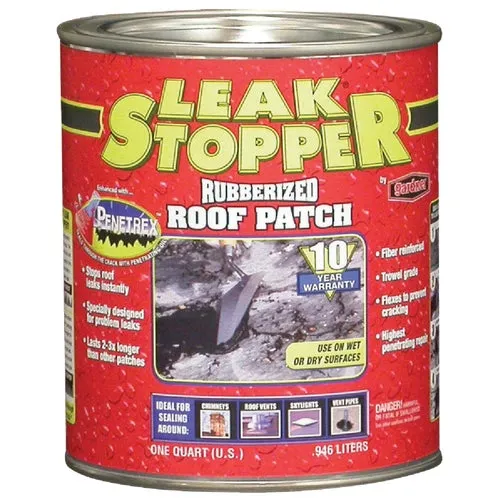 0318-GA Black Jack Leak Stopper Rubberized Roof Patch Image