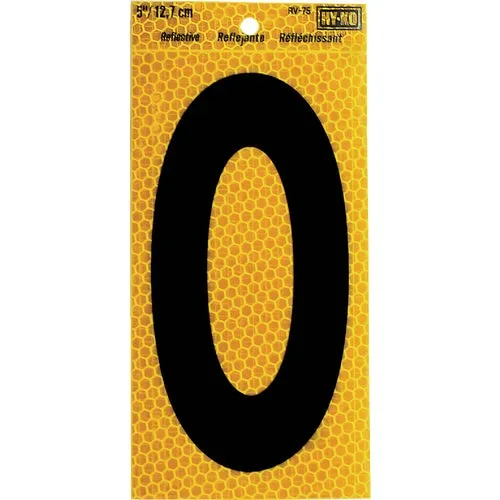 RV-75/0 Midwest Fastener Hy-Ko Reflective Number
