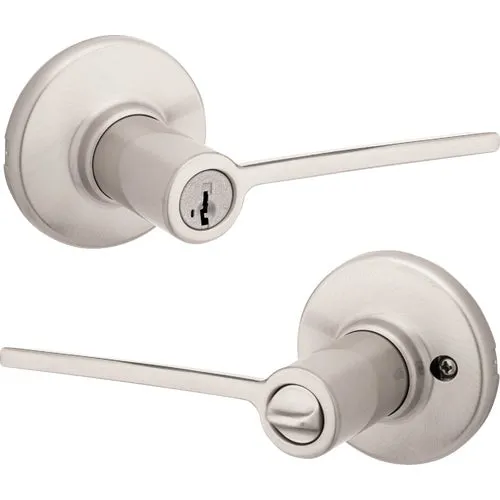 94050-615 Kwikset Ladera Keyed Entry Lever With SmartKey