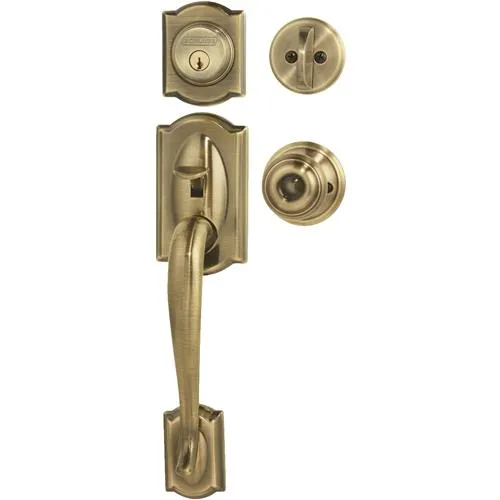F60GCAM609GEO Schlage Camelot Entry Handleset Image