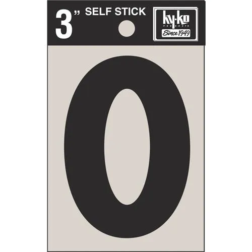 30410 Hy-Ko 3 In. Self-Stick Numbers Image