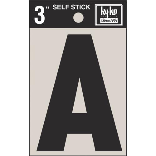 30411 Hy-Ko 3 In. Self-Stick Letters adhesive letter