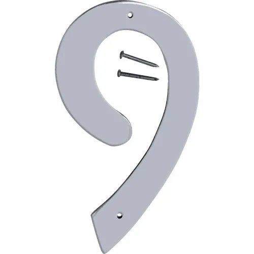 SN-40/9 Midwest Fastener Hy-Ko Satin Nickel House Number