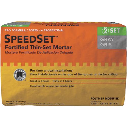 SDS25 Custom Building Products SpeedSet Fortified Thin-Set Mortar