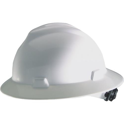SWX00358 Safety Works Full Brim Wheel Ratchet Hard Hat