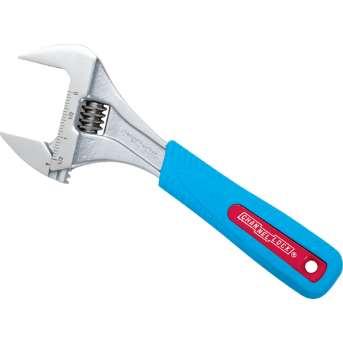 8WCB Channellock Code Blue Wide Jaw Adjustable Wrench