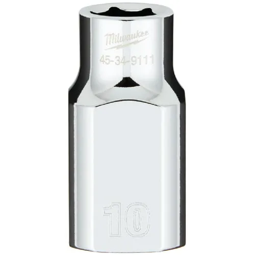 45-34-9111 Milwaukee 1/2 In. Drive Socket w/FOUR FLAT Sides