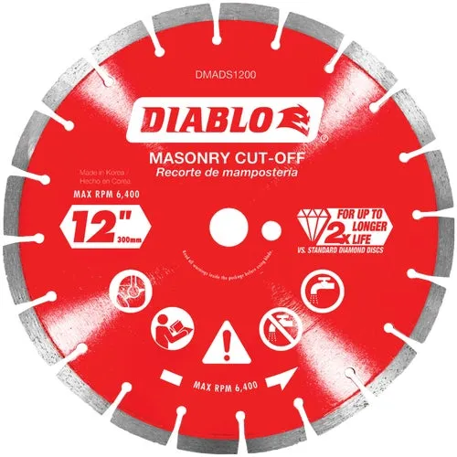 DMADS1200 Diablo Segmented Diamond Blade