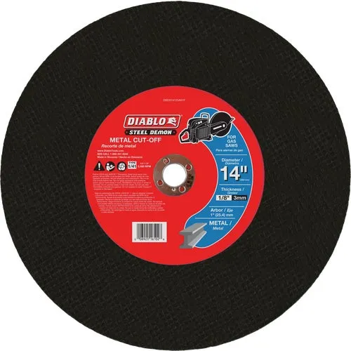 DBDS14125A01F Diablo Steel Demon Type 1/41 Cut-Off Wheel