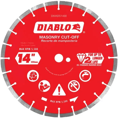 DMADS1400 Diablo Segmented Diamond Blade