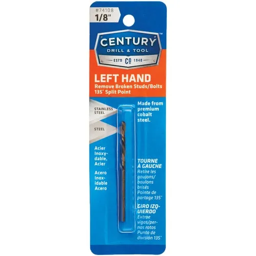 74108 Century Drill & Tool Left Hand Drill Bit