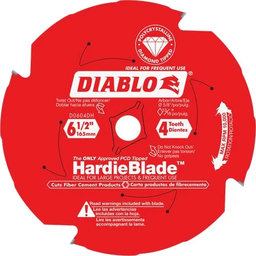 D0604DHA Diablo HardieBlade PCD Circular Saw Blade