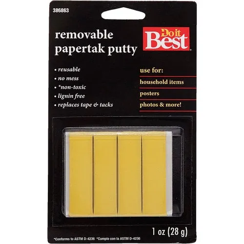 386863 Do it Best Reusable Papertak Putty