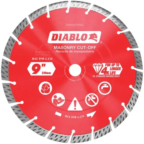 DMADST0900 Diablo Segmented Turbo Diamond Blade