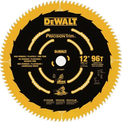 DWA112100 DEWALT Precision Trim Circular Saw Blade