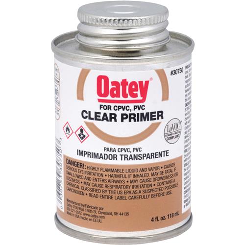 30750 Oatey Clear Pipe and Fitting Primer for PVC/CPVC