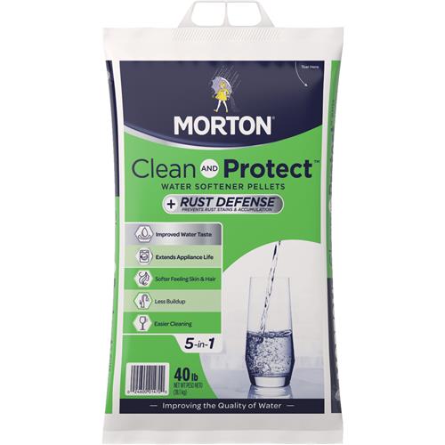 F124700000G Morton Clean and Protect Plus Rust Defense Water Softener Salt Pellets