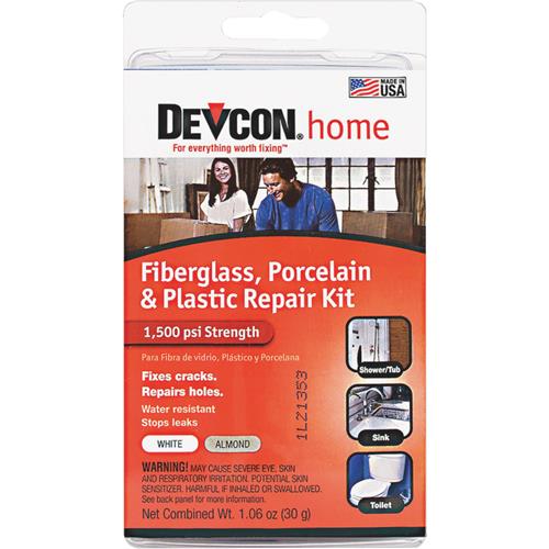 90216 Devcon Fiberglass, Porcelain & Plastic Epoxy Repair Kit