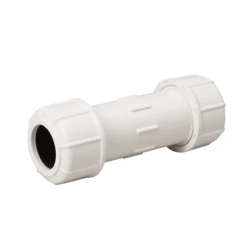 160-110 B & K Plastic Compression PVC Coupling