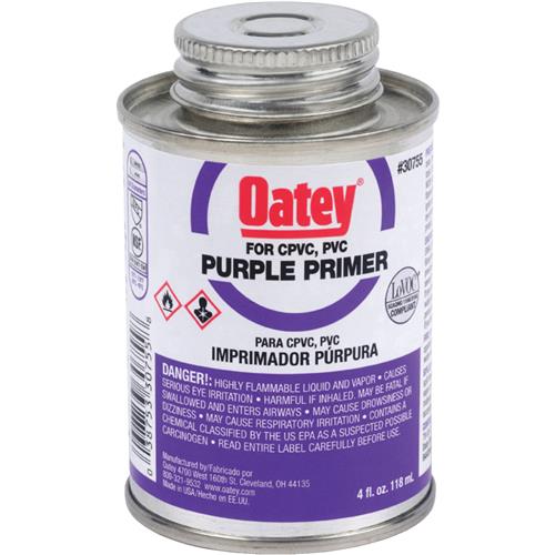 30755 Oatey Purple Pipe and Fitting Primer for PVC/CPVC