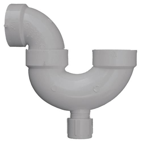 PVC 00707X 0600HA Charlotte Pipe Adjustable P-Trap with Cleanout