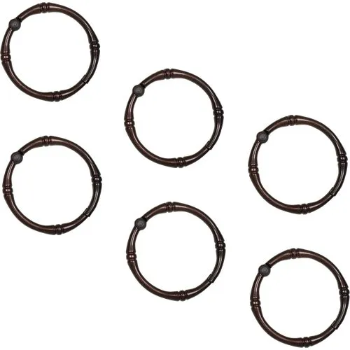 HR05HBL Zenith Decorative Shower Curtain Ring