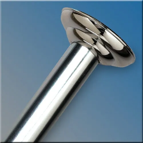 648SS Zenith Decorative 41 In. To 72 In. Adjustable Screw-Mount Shower Rod