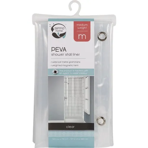 LPSMKKL Zenith Zenna Home Stall Shower Curtain Liner