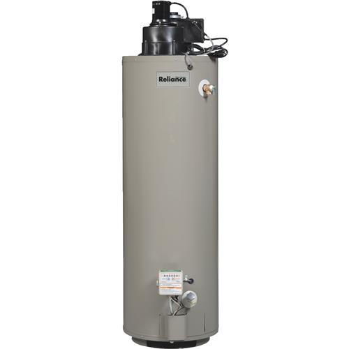 6 50 YRVIT Reliance Natural Gas Water Heater with Power Vent
