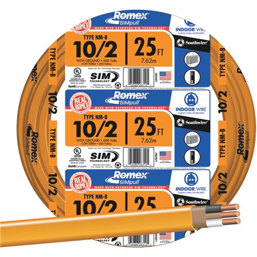 28829021 Romex 10-2 NMW/G Electrical Wire